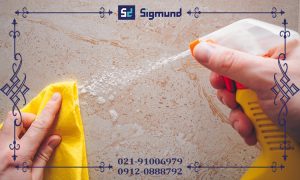 تمیز کردن کاغذ دیواری