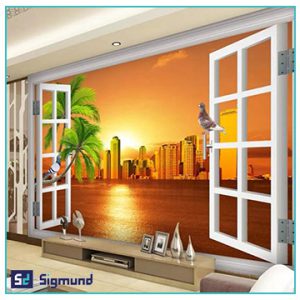 کاغذ دیواری سه بعدی