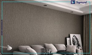 کاغذ دیواری ساده و تیره برای پشت تلویزیون