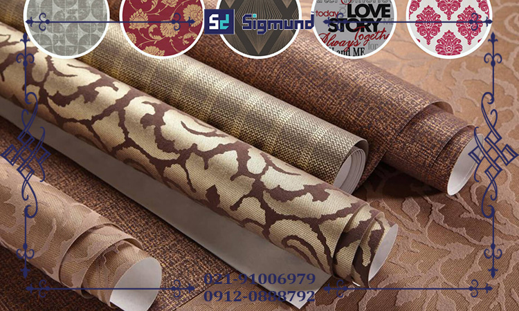 رنگ های کاغذ دیواری پشت چسب دار