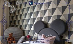رنگ کاغذ دیواری اتاق نوجوان