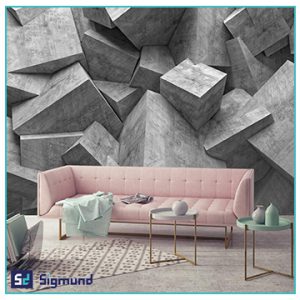 کاغذ دیواری مناسب پذیرایی کوچک