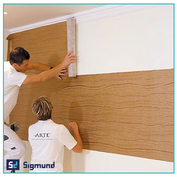 نصب کاغذ دیواری