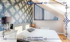 قابی از کاغذ دیواری