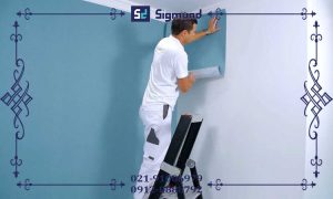 روش نصب کاغذ دیواری در دکوراسیون داخلی