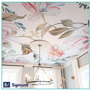 کاغذ دیواری مناسب برای سقف