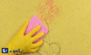 توصیه های مهم هنگام پاک کردن لکه های کاغذ دیواری