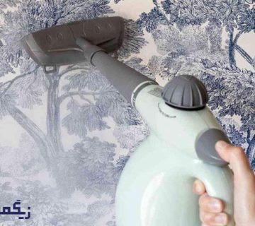 نحوه شستشوی کاغذ دیواری با بخارشو