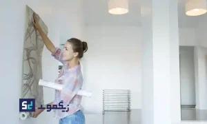 مراحل نصب کاغذ دیواری