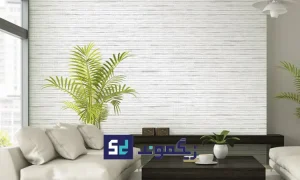 کاغذ دیواری برجسته طرح راه راه