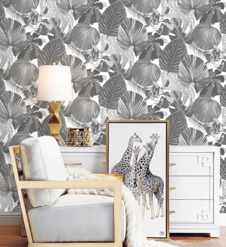 کاغذ-دیواری-تروپیکال کاغذ دیواری تروپیکال کد 823449