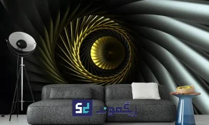 مزیت نصب کاغذدیواری سه بعدی