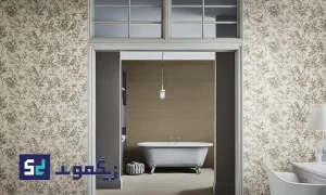 روش نصب کاغذ دیواری در اطراف درها و پنجره