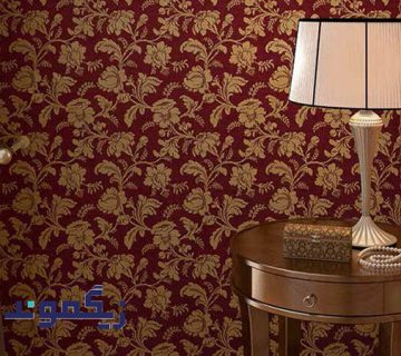 کاغذدیواری با روکش پارچه ای طرحی محبوب