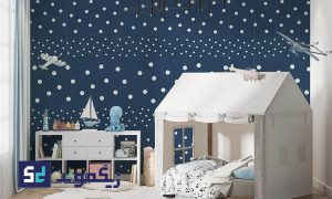 کاغذ دیواری خال خالی