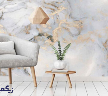 کاغذ دیواری آبرنگی در دکوراسیون داخلی