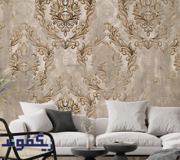 بررسی مشخصات ظاهری کاغذ دیواری داماسک