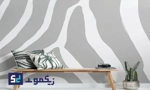 کاغذ دیواری طرح گورخر